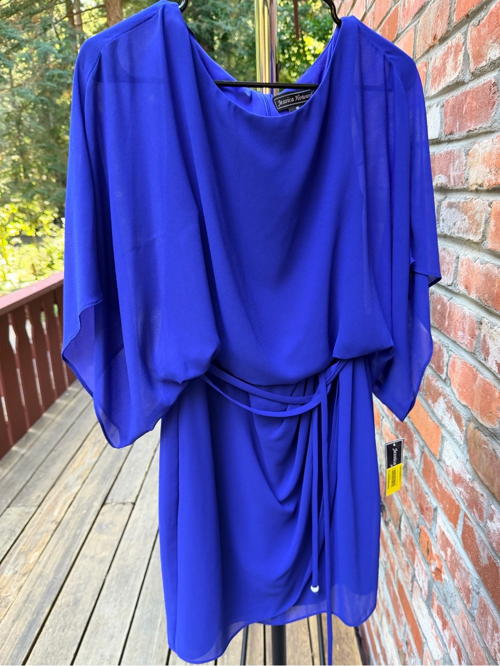 Jessica Howard Royal Blue Dolman Sleeve Dress size 8P